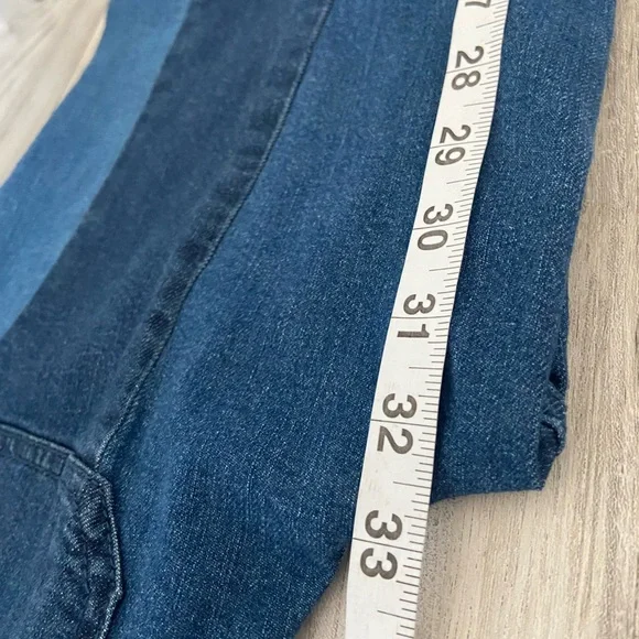 INC International Concepts Blue Wide-Leg Jeans - Picture 5 of 12